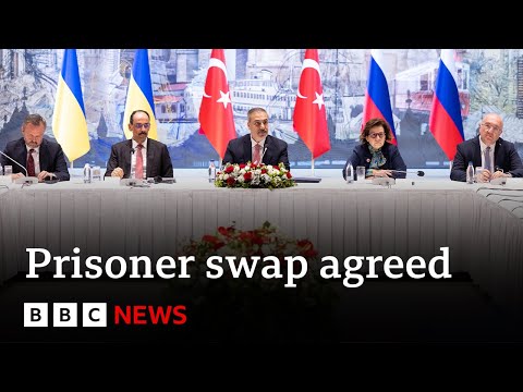 Ukraine and Russia agree to prisoner swap after peace talks | BBC News