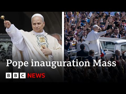 Pope Leo XVI’s inauguration Mass takes place at Vatican | BBC News