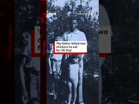 London Blitz survivor remembers Victory in Europe celebrations in 1945. #VEDay #Shorts #WW2 #BBCNews