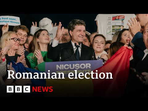 Romanian election: Liberal, pro-EU mayor Nicusor Dan wins tense race for presidency | BBC News