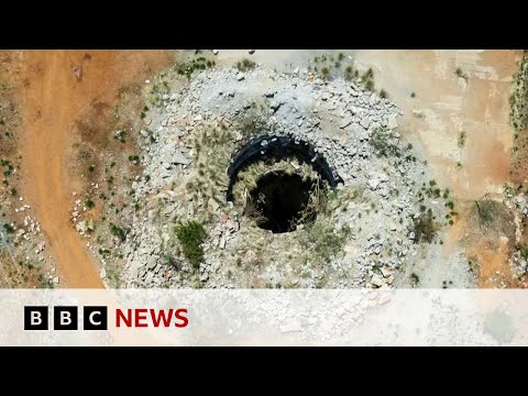 Child exploitation uncovered in illegal mines in South Africa | BBC News