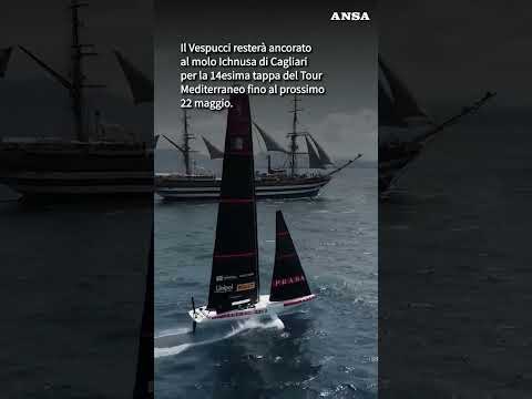 Luna Rossa accoglie il Vespucci a Cagliari #ansa