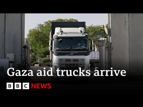 Gaza aid yet to reach civilians as Israeli PM defends military expansion | BBC News