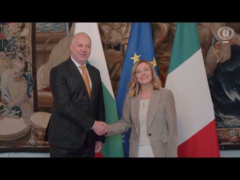 Incontro del Presidente Meloni con il Primo Ministro della Repubblica di Bulgaria