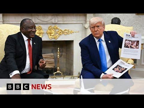 Donald Trump’s ‘white genocide’ in South Africa claims fact-checked | BBC News