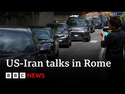 Iran and US resume nuclear negotiations in Rome | BBC News