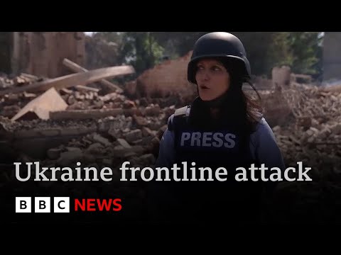 Ukraine frontline report:  heavy fighting as BBC team runs for cover from drone attack | BBC News