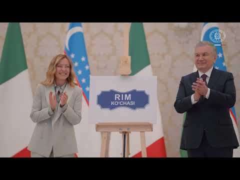 Visita del Presidente Meloni nella Repubblica dell’Uzbekistan