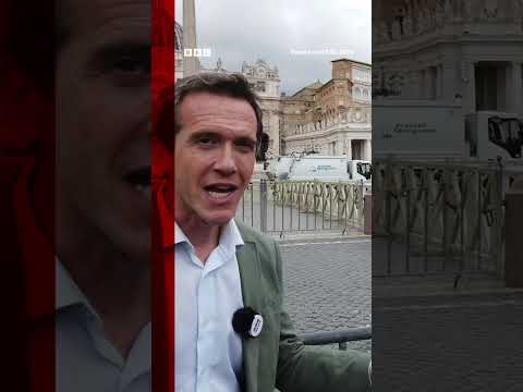 In the Vatican as conclave votes for new pope. #Conclave #BBCNews