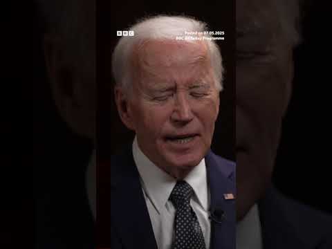 Joe Biden tells BBC ’I don’t think it mattered when I left election race’. #JoeBiden #BBCNews