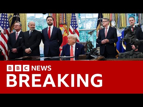 Donald Trump announces US-UK tariff deal in Oval Office news conference | BBC news