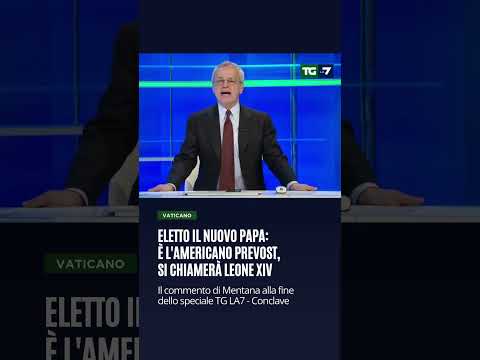 Il commento del direttore Enrico Mentana alla fine dello speciale TG LA7 – Conclave