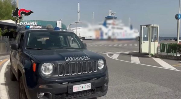 Sbarca a Messina con 4 kg di cocaina, arrestato per traffico di droga