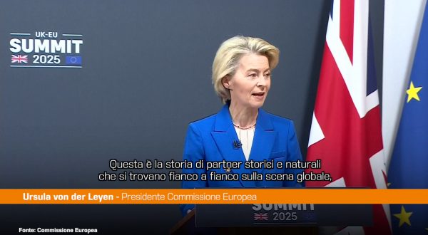 Von der Leyen “Con SAFE nuovi investimenti per la difesa con UK”
