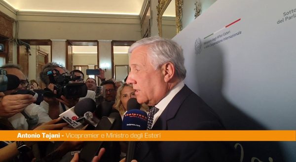 Tajani “Autodifesa Israele legittima, ora si lavori a de-escalation”