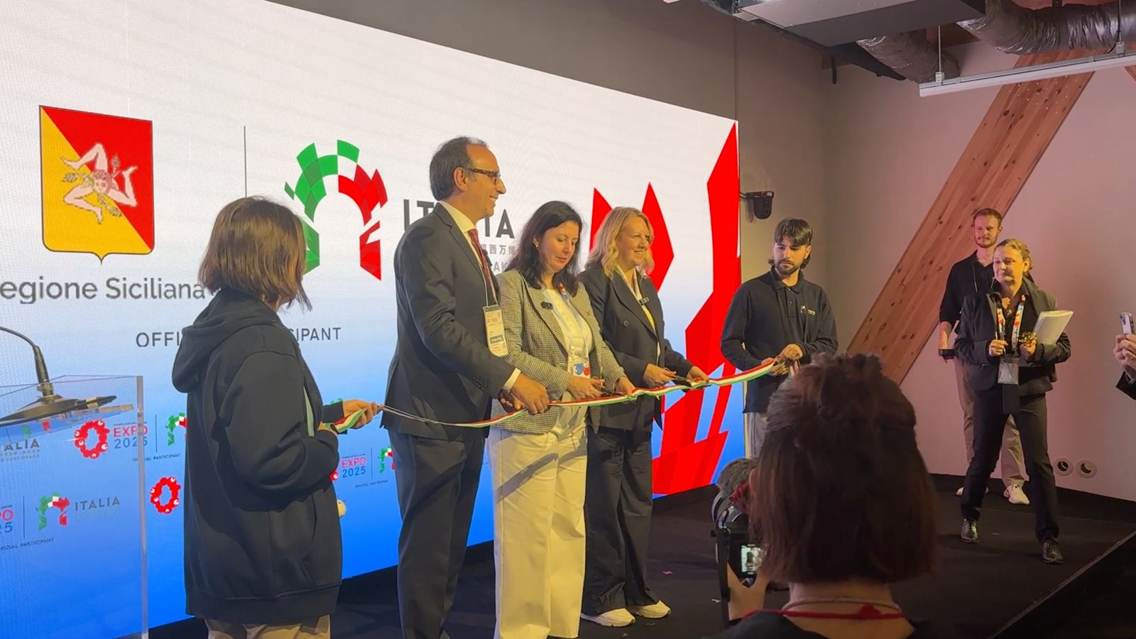 All&rsquo;Expo di Osaka taglio del nastro per la settimana siciliana