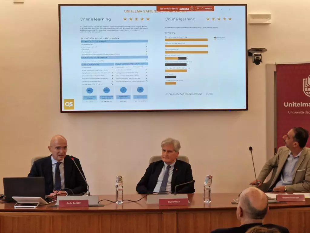 Ranking universitari, riconoscimento internazionale per UnitelmaSapienza
