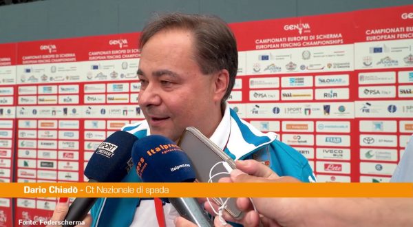 Europei scherma,Chiadò “Giornata non semplice,gestito bene la squadra”