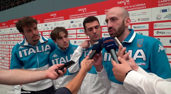 Europei scherma, spadisti azzurri di bronzo “Ottimo risultato”