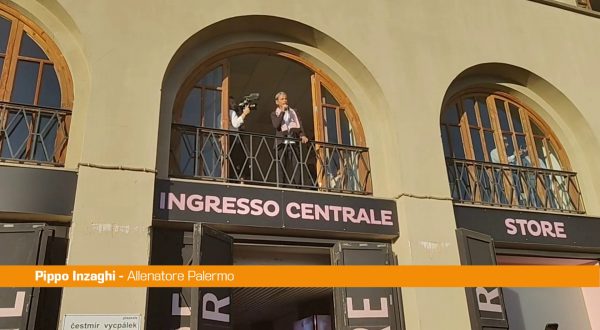 Bagno di folla a Palermo per Pippo Inzaghi