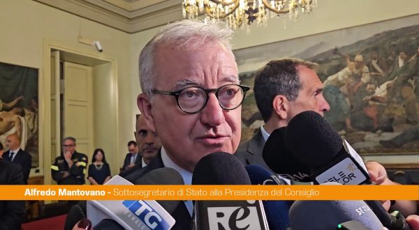 Catania, Mantovano “Governo al lavoro come a Caivano”