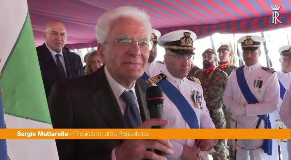 Mattarella “La Nave Amerigo Vespucci ha portato l’Italia nel mondo”