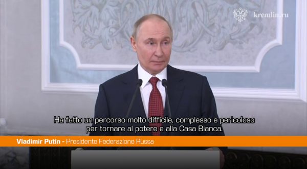 Putin “Trump uomo coraggioso, relazioni Usa-Russia vanno meglio”