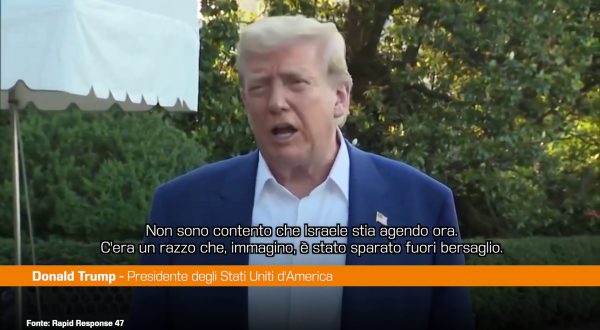 Iran, Trump “Non sono contento di Israele per violazione tregua”
