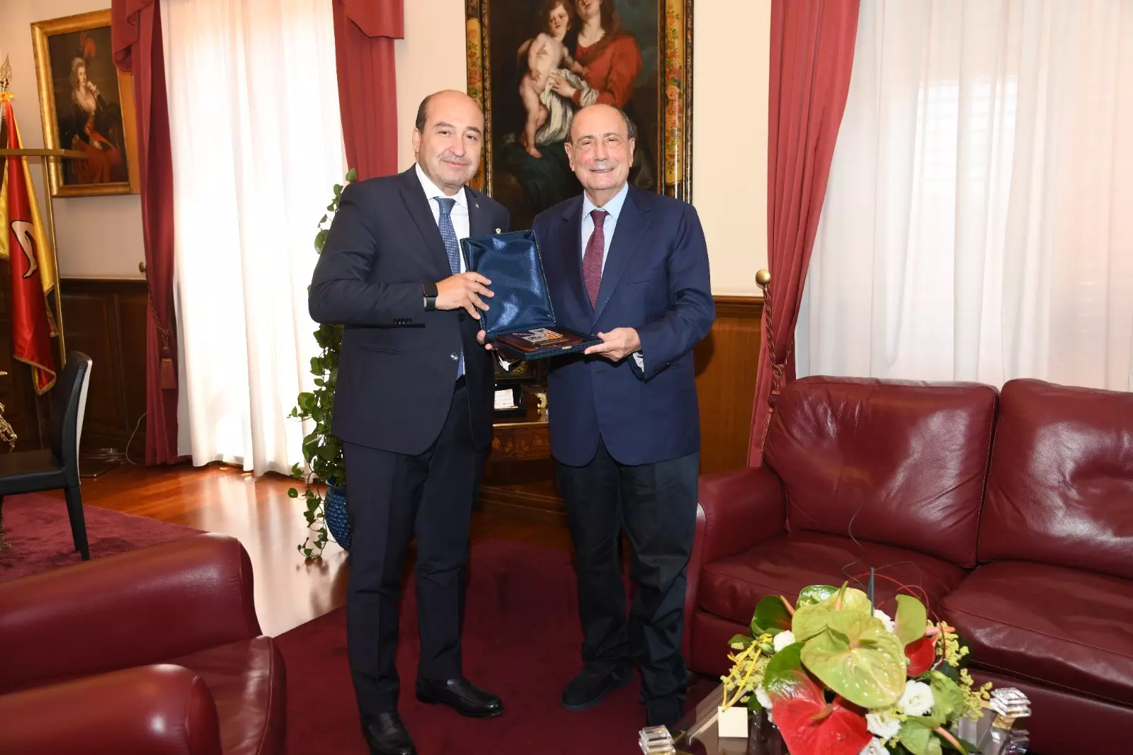 Schifani riceve il nuovo prefetto di Catania Pietro Signoriello