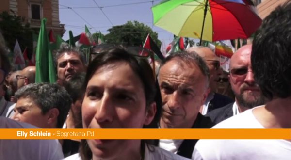 Corteo per Gaza, Schlein “Enorme partecipazione, stop al massacro”