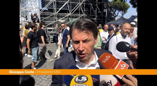 Corteo per Gaza, Conte “Cittadini stanchi di un governo immobile”