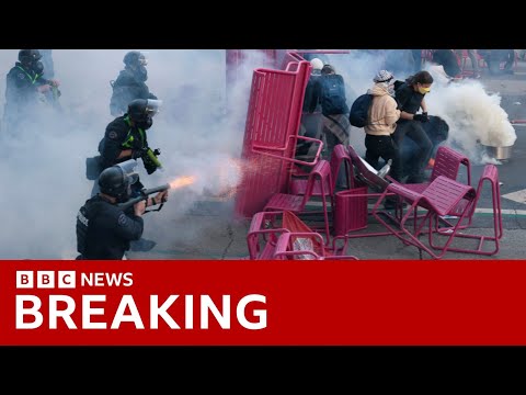 BREAKING: US military confirms 700 Marines deployed to Los Angeles as protests grow | BBC News