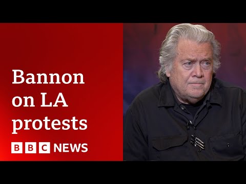 Steve Bannon says President Trump should “double down” on ICE raids after LA protests | BBC News