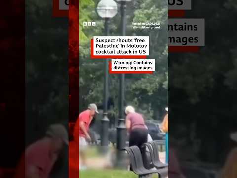 Molotov cocktails thrown at crowd gathered in support of Israeli hostages. #Colorado #US #BBCNews