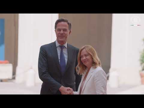 Il Presidente Meloni incontra il Segretario Generale della NATO Rutte
