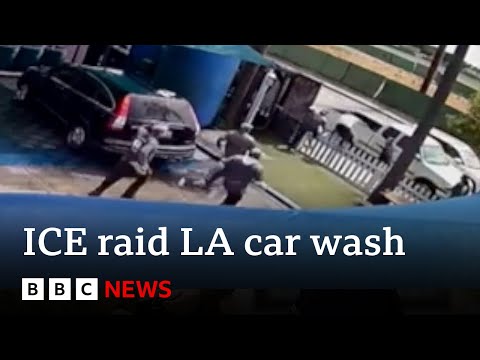 BBC News – Immigration raid at LA car wash shows how Trump’s crackdown is changing