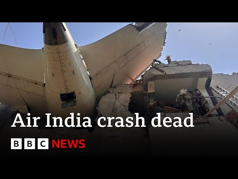 Air India confirms 241 on board plane killed with one survivor in Ahmedabad crash | BBC News