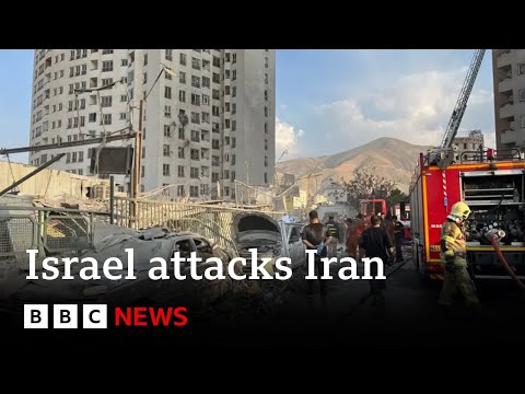 Iran launches about 100 drones towards Israel, IDF says | BBC News