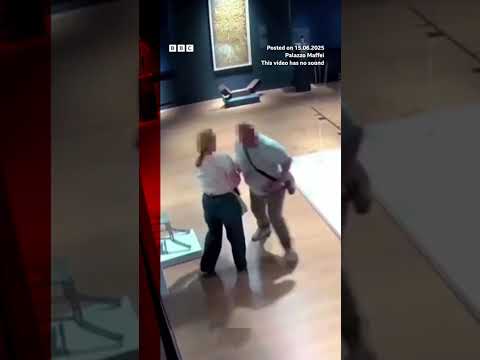 Man breaks crystal-covered ‘Van Gogh’ chair in museum. #Italy #Art #BBCNews