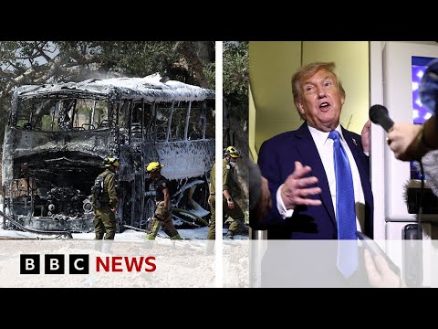 Iran and Israel exchange fire as Trump warns Iranians to evacuate Tehran | BBC News