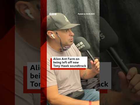 Alien Ant Farm react to being left off new Tony Hawk game. #TonyHawkProSkater #AlienAntFarm #BBCNews