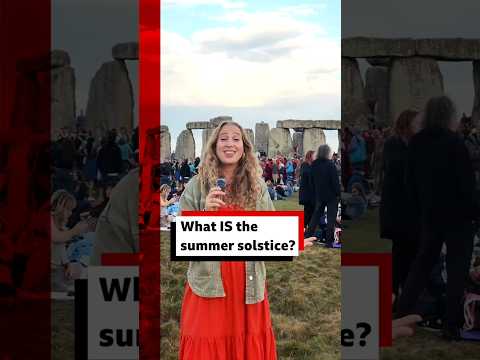 Around 25,000 people gathered at Stonehenge this morning, but what is summer solstice? #BBCNews