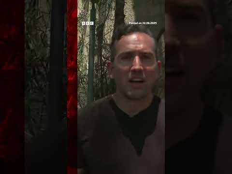 BBC reports from scene of Iranian attack on Israel. #Israel #Iran #BBCNews