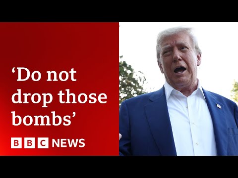US President Donald Trump warns Israel after it vows ‘powerful strikes on Iran’ | BBC News