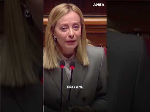 Meloni: “La penso come i romani, si vis pacem para bellum” #ansa #news