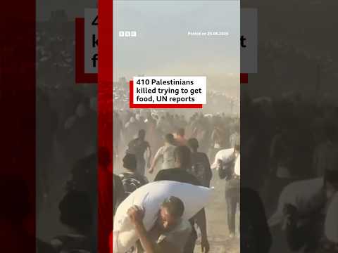 410 Palestinians killed since GHF took over aid distribution in Gaza, UN says. #BBCNews