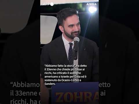 Primarie dem a New York, Mamdani dichiara vittoria: “Fatta la storia” #ansa #news