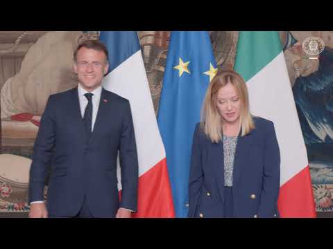 Incontro con il Presidente della Repubblica Francese, Emmanuel Macron