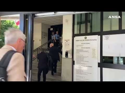 Processo Grillo Jr, Ciro in aula per la prima volta #ansa #news