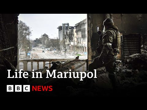 Residents of Ukraine’s Mariupol deny Russian claims occupied city returning to normal | BBC News